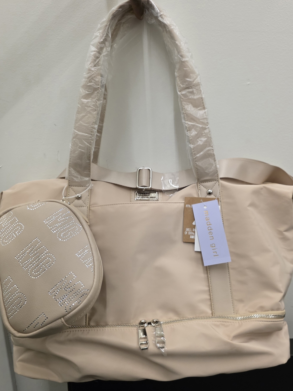 Madden Girl Katy Nylon Weekender with Pouch